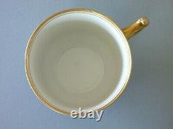 Testolini Venezia Lace Coffee Cup & Saucer White Lace Cobalt Blue