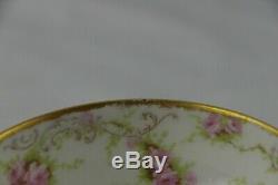 Theodore Haviland LImoges Double Gold 340 Oversized Breakfast Cup Saucer B Set 2