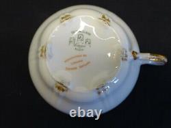 Theodore Haviland Limoges France Saint Cloud set of 6 Cups & Saucers -Gold Trim