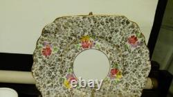 Thomas Forester & Sons Phoenix pottery Gold Chintz Pattern tea set for 6 Thomas Forester & Sons Phoenix pottery Gold Chintz Pattern tea set for 6