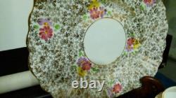 Thomas Forester & Sons Phoenix pottery Gold Chintz Pattern tea set for 6