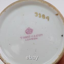 Thomas Goode Demitasse Cup Saucer Gold Rose 3389 Pattern Circa 1900