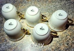 Thun 1794 Czech Porcelain Tea Set of 13 Teapot, Creamer, Sugar, Cups & Saucers