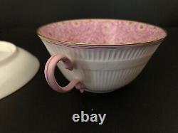 Tiffany & Co. Haviland Limoges Cabinet Cup/Saucer, Fancy Blank and Gold, Teacup