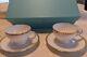 Tiffany Gold Band Set Of 2 Teacups & Saucers Used Unused Boxed Frome Japan