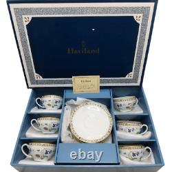 Unused HAVILAND Limoges Imperatrice Eugenie Cup & Saucer 5 Set From Japan