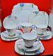 Very Rare Art Deco Wellington Jhc&c° Cups Saucers Tea Plates Milk Jug Cake Plate
