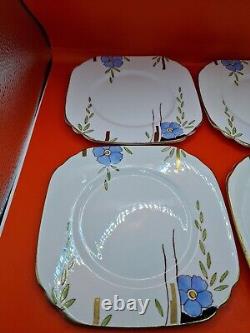 VERY RARE Art Deco Wellington JHC&C° Cups Saucers Tea Plates Milk Jug Cake Plate