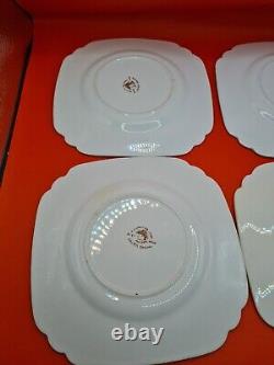 VERY RARE Art Deco Wellington JHC&C° Cups Saucers Tea Plates Milk Jug Cake Plate