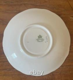 VERY RARE Vintage Aynsley Yellow & Gold 2993 Tea Cups, Saucers and Side Plates
