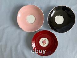 VINTAGE EDWARDIAN FINE BONE CHINA'HARLEQUIN' 22kt. Gold HIGH AFTERNOON TEA SET