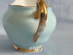 VINTAGE EDWARDIAN FINE BONE CHINA'HARLEQUIN' 22kt. Gold HIGH AFTERNOON TEA SET