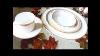 Vera Wang By Wedgwood Lace Gold Grosgrain China 5 Piece Set Unboxing
