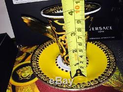 Versace Barocco Cup Saucer Set Rosenthal Authentic New In Box $300 Sale