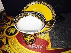 Versace Barocco Cup Saucer Set Rosenthal Authentic New In Box $300 Sale