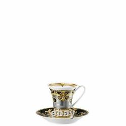 Versace By Rosenthal Prestige Gala Coffee Cup & Saucer #403637-14740 Brand Nib