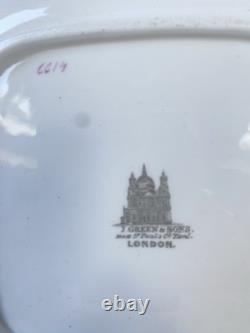 Victorian Porcelain Trio Floral Tea Cup, Coffee Cup & Saucer Gold Gilt