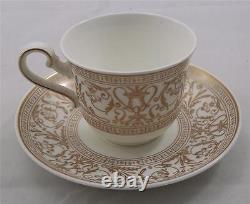 Villeroy & Boch FRESCO GOLD 6 x espresso / small coffee cups and saucers NEW
