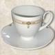Villeroy Boch Paloma Picasso Montserrat 6x Coffee Cups & Saucers Green Gold Trim