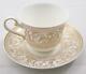 Villeroy & And Boch Heinrich Fresco Gold 6 X Coffee Cups And Saucers New