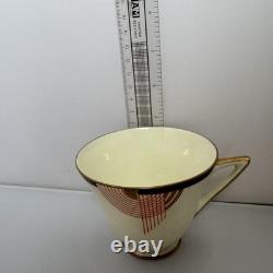 Vintage 1930s Royal Doulton Tango Art Deco Ceramic Tea Service 28 Piece Set
