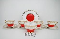 Vintage(1950s)Leonard St/Burslem 14 Piece Tea & Cake Service, Very Rare & Unique