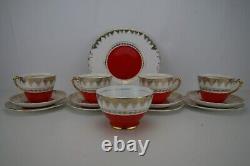 Vintage(1950s)Leonard St/Burslem 14 Piece Tea & Cake Service, Very Rare & Unique