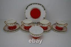 Vintage(1950s)Leonard St/Burslem 14 Piece Tea & Cake Service, Very Rare & Unique