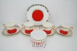 Vintage(1950s)Leonard St/Burslem 14 Piece Tea & Cake Service, Very Rare & Unique