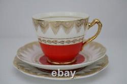 Vintage(1950s)Leonard St/Burslem 14 Piece Tea & Cake Service, Very Rare & Unique
