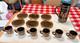 Vintage 1989 Greek Espresso Set Arguros Ceramics 24k Gold Cups Saucers Black