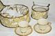 Vintage 25 Piece Lenox Clarion Gold Rimmed Cups & Saucers + Holders Euc