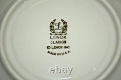 Vintage 25 piece LENOX CLARION GOLD RIMMED cups & saucers + holders EUC