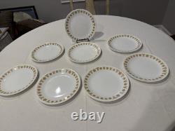 Vintage 42 piece Corelle butterfly gold service For 8 Plates Bowls Cups Saucers