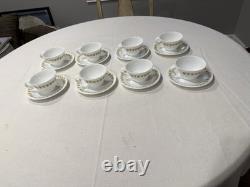 Vintage 42 piece Corelle butterfly gold service For 8 Plates Bowls Cups Saucers