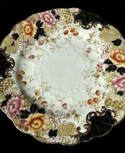 Vintage Antique Rare china Charles Allerton and Son trio -tea cup. Saucer, plate