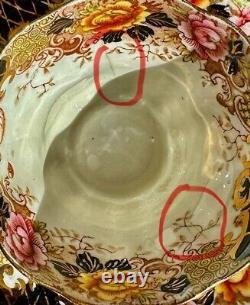 Vintage Antique Rare china Charles Allerton and Son trio -tea cup. Saucer, plate