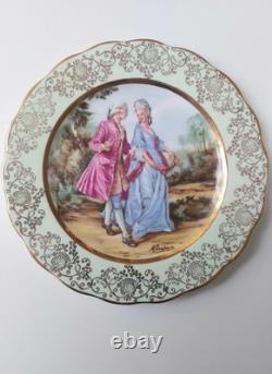 Vintage Ashley Bone China Cup, Saucer & Side Plate 22ct Gold Gilt set of 6