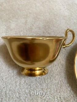 Vintage Aynsley Bailey Rose Gold Cup & Saucer