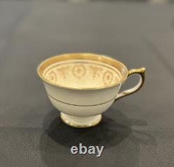 Vintage Aynsley England Gold Dowery Tea/Coffee Cups & Saucers Set of 6