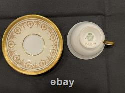 Vintage Aynsley England Gold Dowery Tea/Coffee Cups & Saucers Set of 6