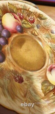 Vintage Aynsley Orchard Gold cup and saucer signed N. Brunt