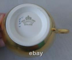 Vintage Aynsley Signed Bailey Cabbage Rose Cup & Saucer Bone China LOOK! 1 of 4