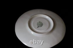 Vintage Bareuther Waldsassen Germany Bavaria blue gold 6 coffee cups & saucers