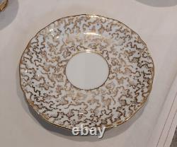 Vintage Bavarian China Tea Set LR Crown Mark Full 36-Piece Service