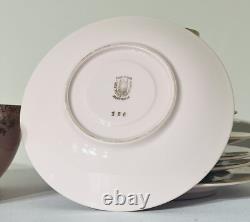 Vintage Blush Pink & Gold Westminster Fine Bone China Cups Saucers Plates 12 Pc