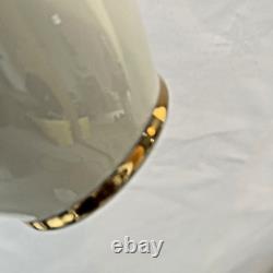 Vintage Burgoyne & Co. Fine Bone China Tea Set Gold Floral Gilded England 27 Pcs
