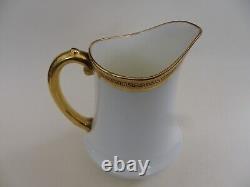 Vintage Cauldon Coffee Set Greek Key Design 9 Cups & Saucers Milk & Cream Jugs