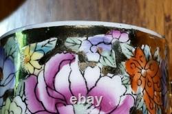 Vintage Chinese Demitasse Cups & Saucers Set Of 5 Some Gold Worn