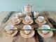 Vintage Duchess Fine Bone China Gold Chintz 14-piece Tea / Coffee Set